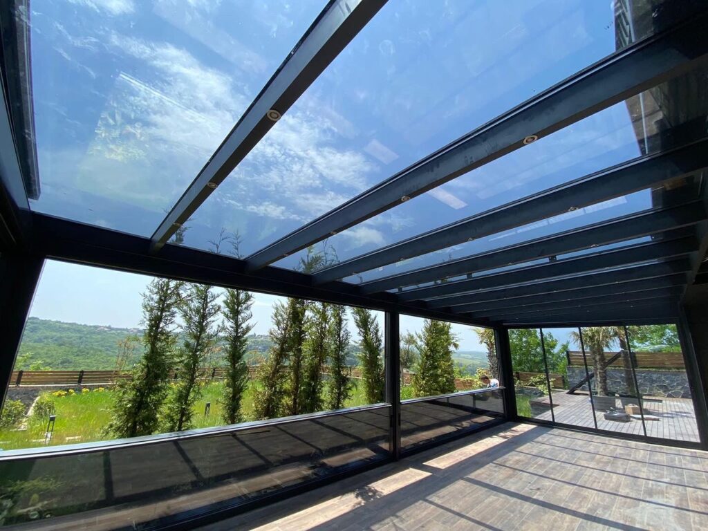 cerramiento de cristal motorizado terraza